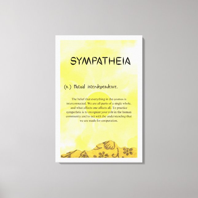 Sympatheia Stretched Canvas Print (Front)