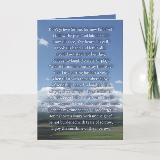 Sympathy 6 Card (Front)
