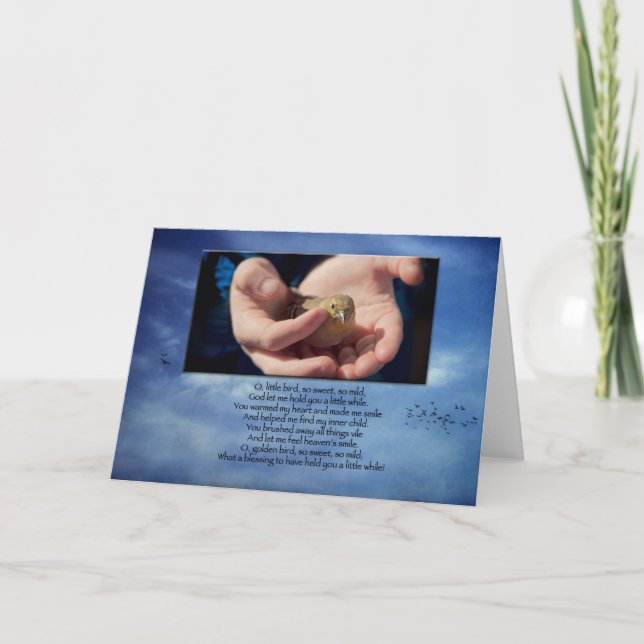 Sympathy at the loss of a child card (Front)