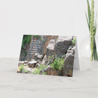 Sympathy: Black Canyon Tree Card