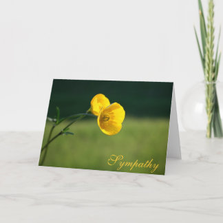 Sympathy Buttercup Design | Sorry For Your Loss Card