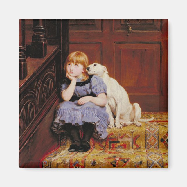 Sympathy (by Briton Riviere) Magnet (Front)