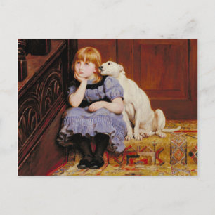Sympathy (by Briton Riviere) Postcard