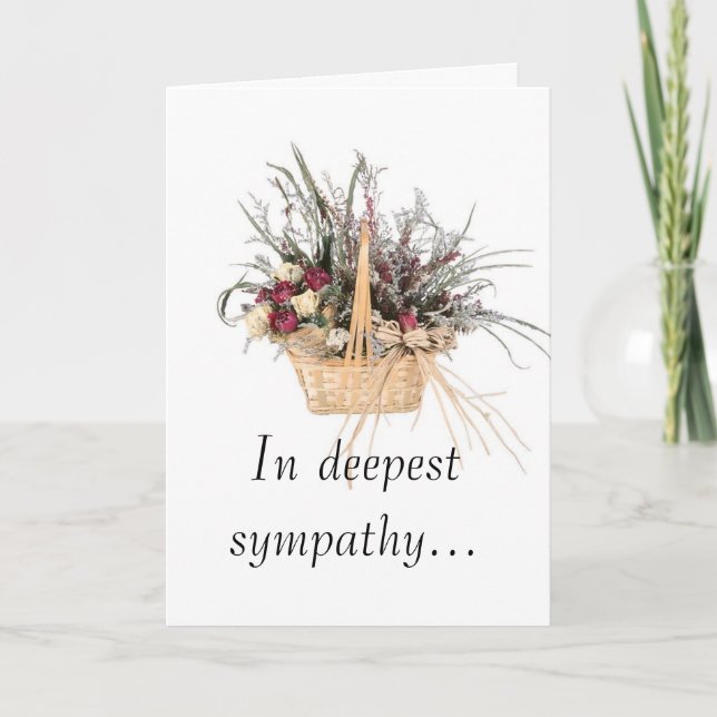 Sympathy card (Front)