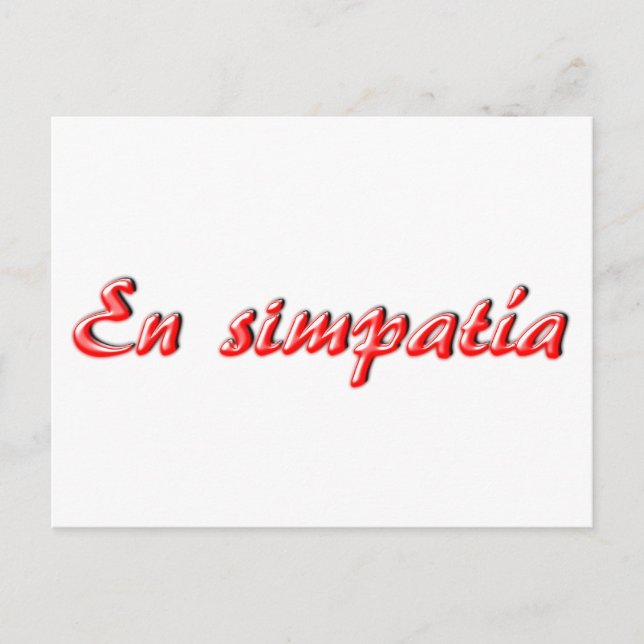 Sympathy card (Front)