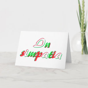 Sympathy card