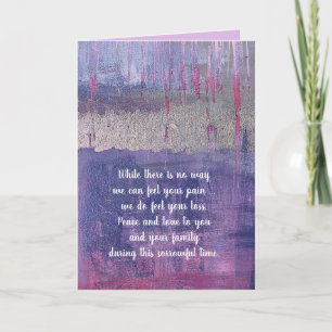 Sympathy card by DAL