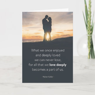 Sympathy Card "Deeply Loved" Condolence Wishes