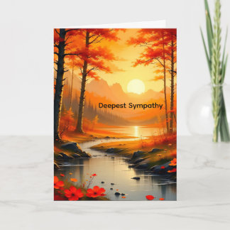 Sympathy Card for a Mom with Sunset