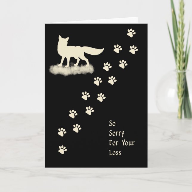 Sympathy Card for Loss of Dog (Front)