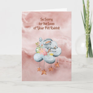 Sympathy Card for Pet Rabbit