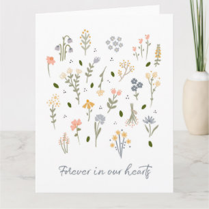 Sympathy Card Forever in Our Hearts Grief and Loss