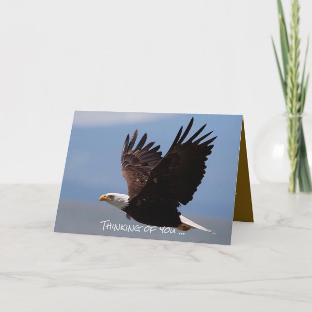 Sympathy card - Forever with you (eagle) (Front)