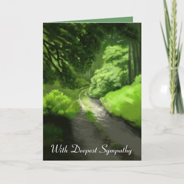 Sympathy Card from One: Sister Forest Scene (Front)