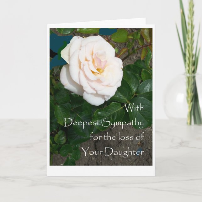 Sympathy Card Loss of Daughter (Front)