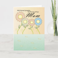 Sympathy card loss of Mum