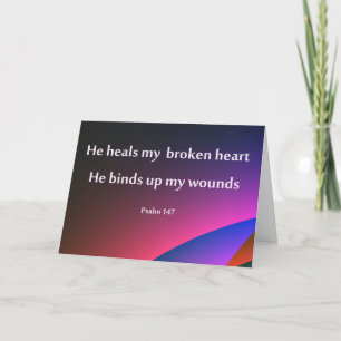 Sympathy card or Divorce card Christian