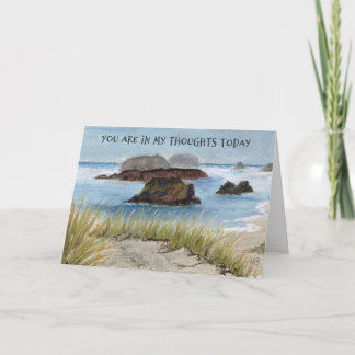 Sympathy Card Seascape