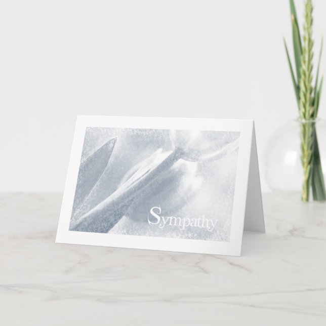 Sympathy, card template (Front)