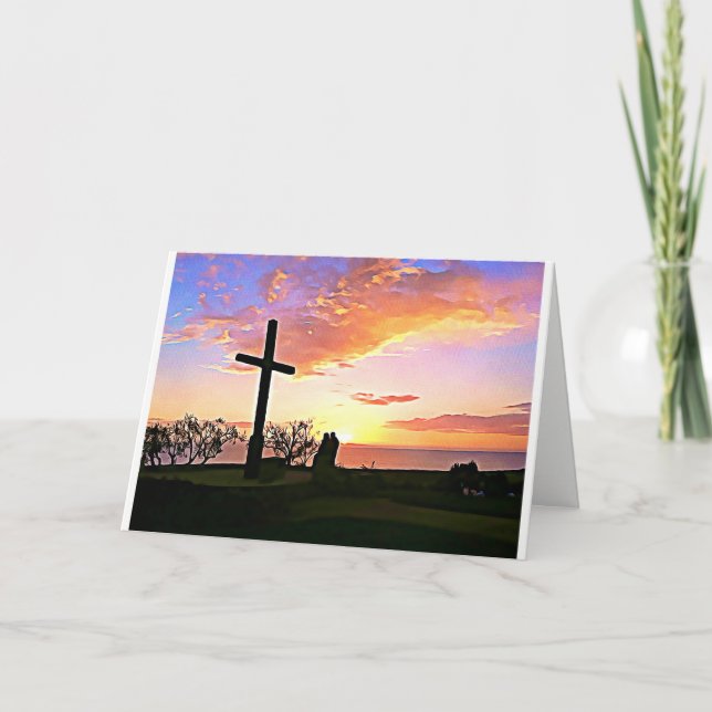 Sympathy Card, The Cross Card (Front)