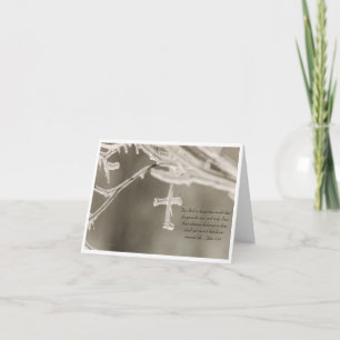 Sympathy Card with Ice Cross