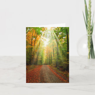 Sympathy card with thoughts