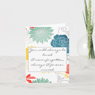 Sympathy Card - You Will Always Be Loved