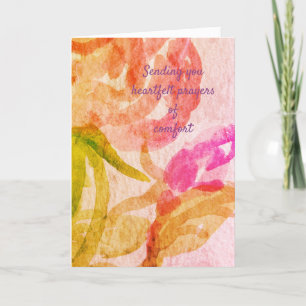 Sympathy condolences card 