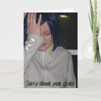 Sympathy - Crabs Card