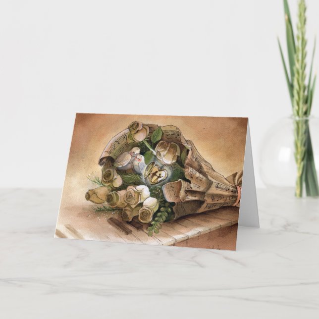 Sympathy Doves Card (Front)