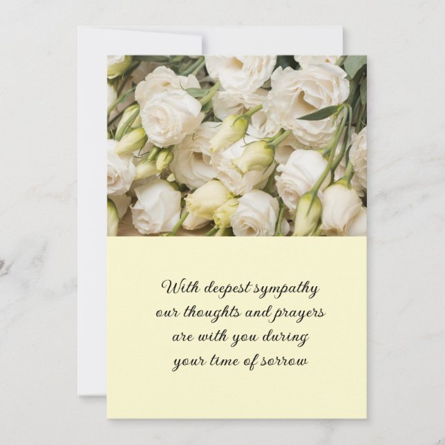 Sympathy Flat Card (Front)