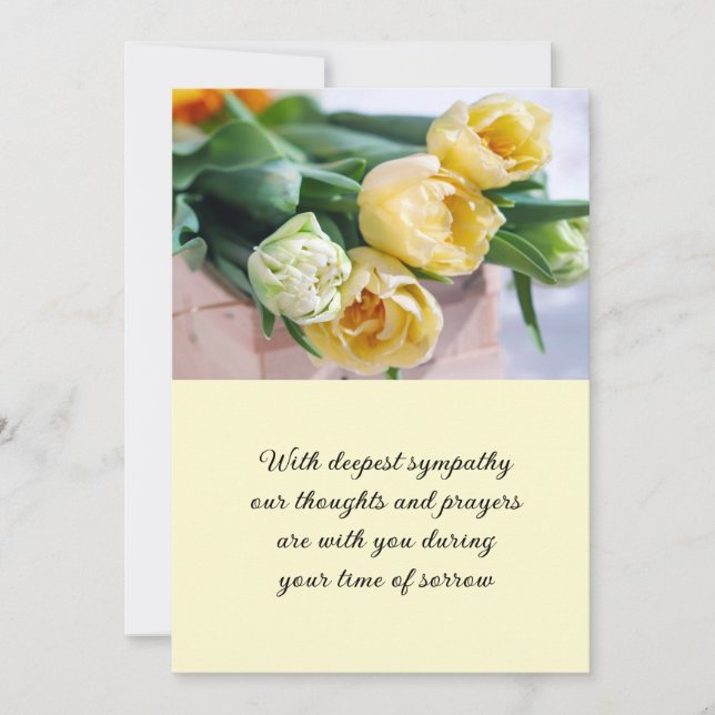 Sympathy Flat Card (Front)
