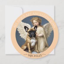 Sympathy for Loss French Bulldog Personalised 