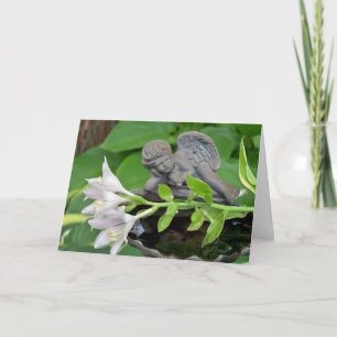 Sympathy for Loss of Baby or Child, Hosta Blooms Card