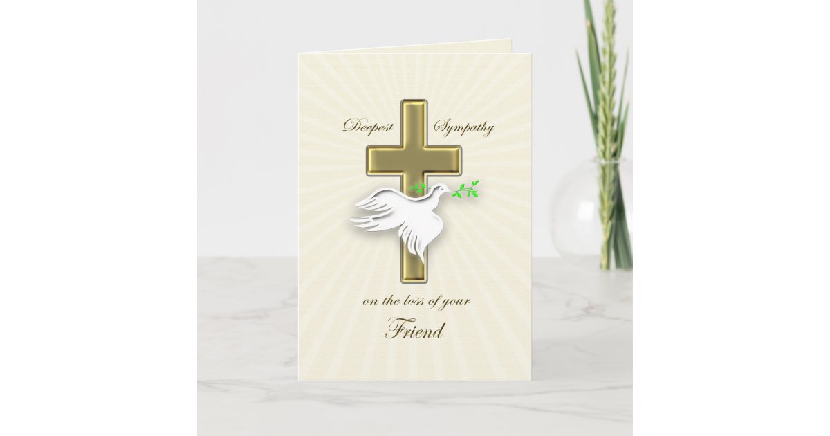 sympathy-for-loss-of-friend-card-zazzle-co-uk