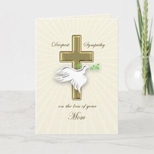 Sympathy for loss of mum card
