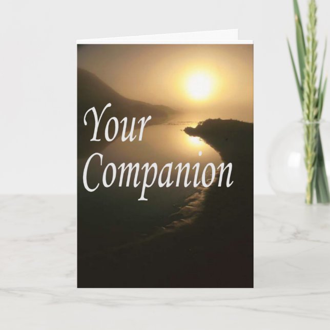 Sympathy for the loss of your dog card (Front)