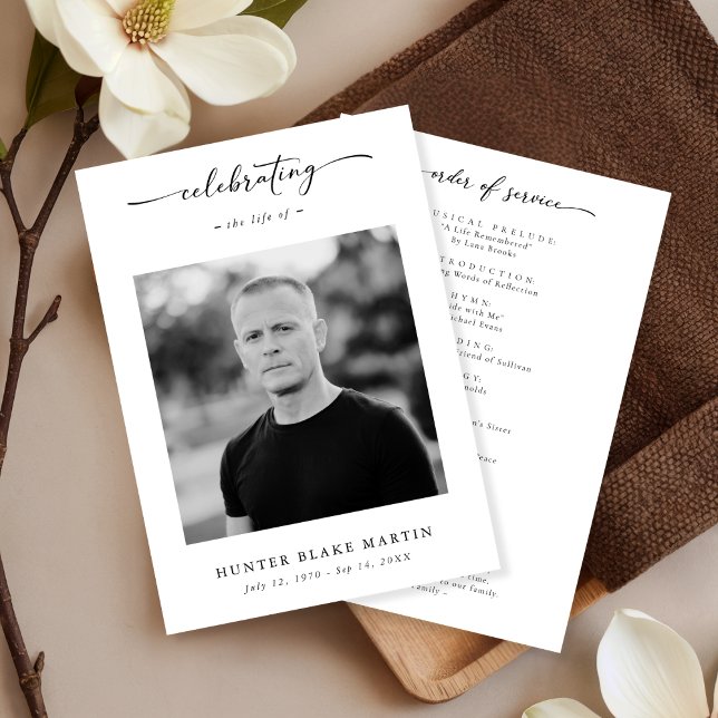 Sympathy Funeral Memorial Service Obituary Photo   Programme (Creator Uploaded)