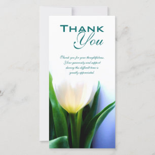 Sympathy / Funeral Thank You Photo Card