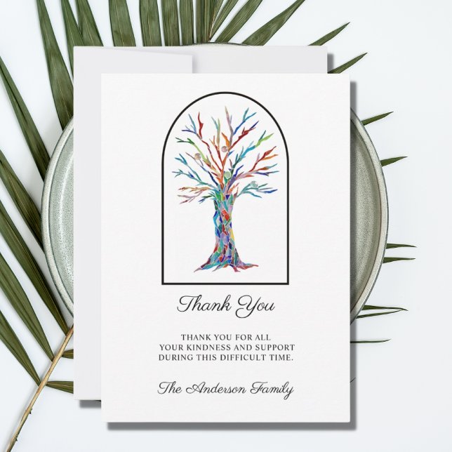 Sympathy Funeral Thank You Photo Card (Creator Uploaded)