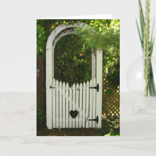 Sympathy Garden Heart Arbor Card