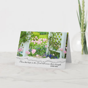 sympathy-garden with trellis card