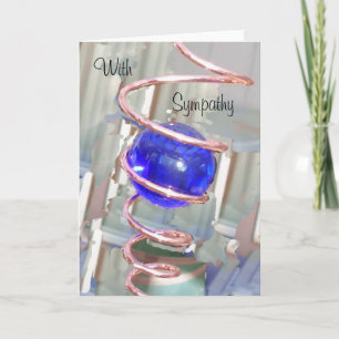Sympathy Gazing Ball Card