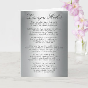 Sympathy   Losing a Mother Card