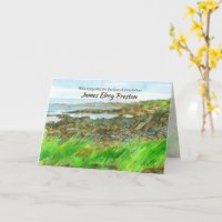 Sympathy Loss Of Father Ocean Coast Custom Name