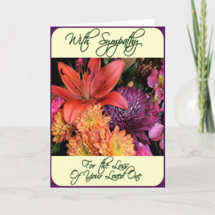 Sympathy - Loss of Loved One Card