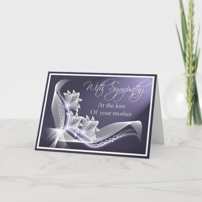 Sympathy - Loss of Mother Card (Front)