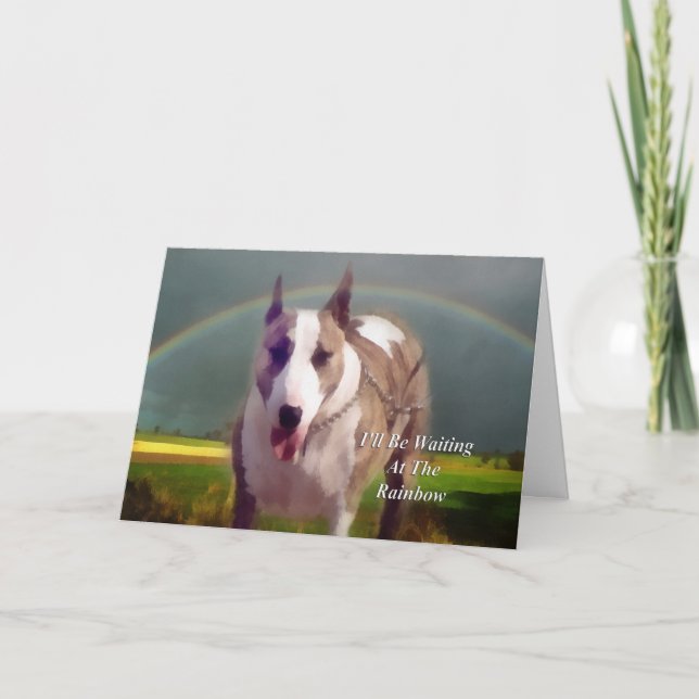 Sympathy - Loss of Pet Dog Card (Front)