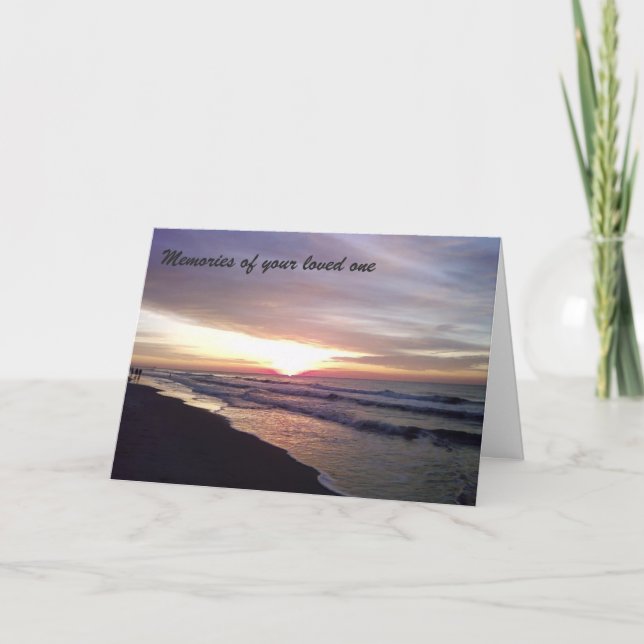 SYMPATHY - LOSS OF YOUR "LOVED ONE" CARD (Front)