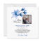 Sympathy Memory Floral Blue THANK YOU | PHOTO
